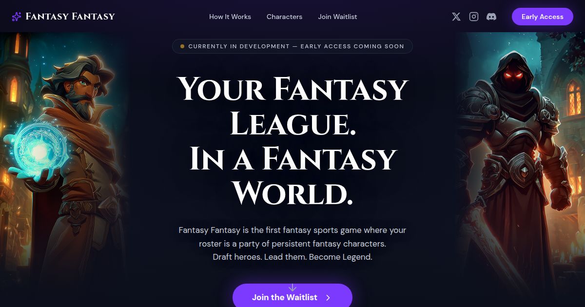 Free Fun Fantasy Fantasy Fantasy — Your Fantasy League, In a Fantasy World